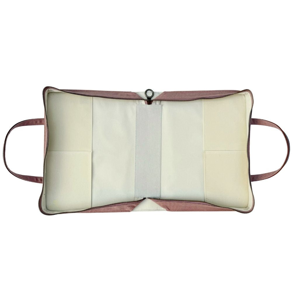 Dusty Rose Pink Canvas Bible Cover