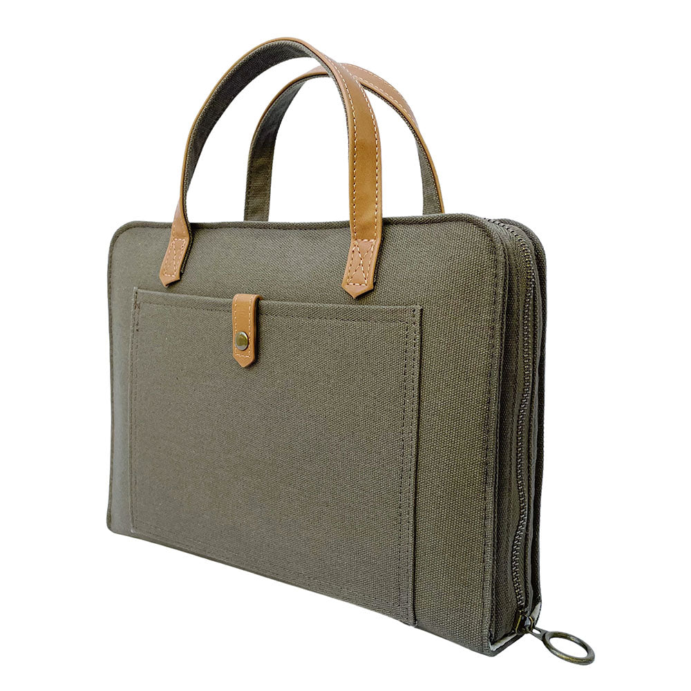 Olive Green Canvas Bible Cover
