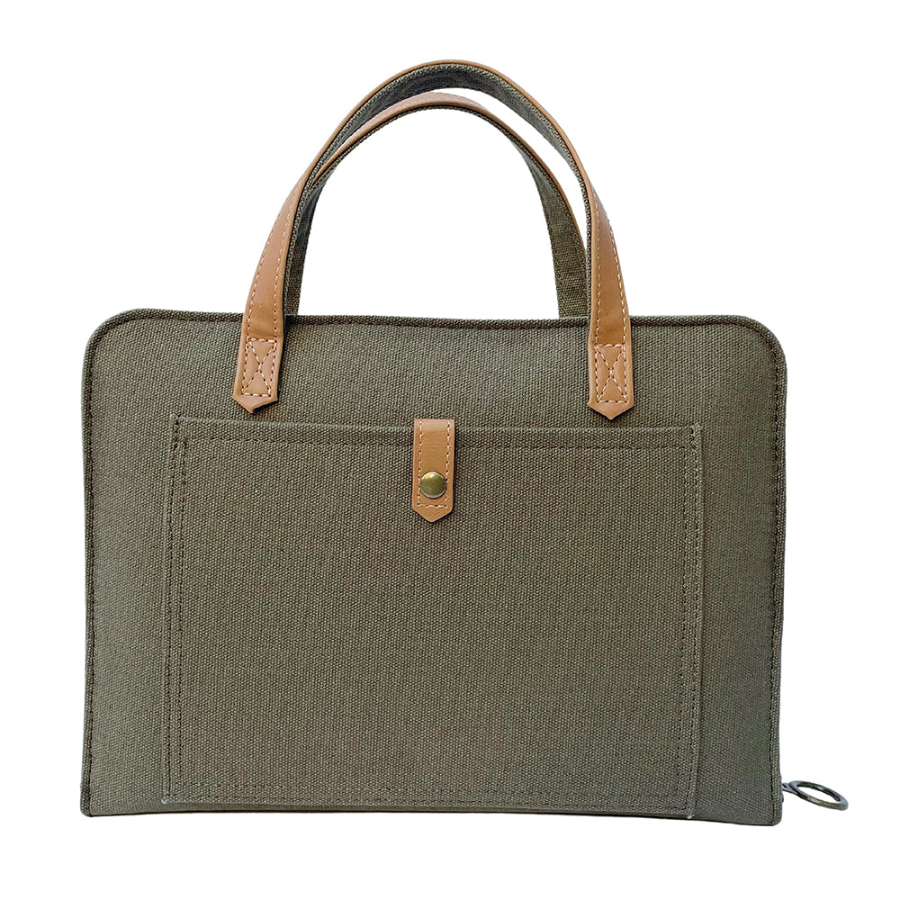 Olive Green Canvas Bible Cover